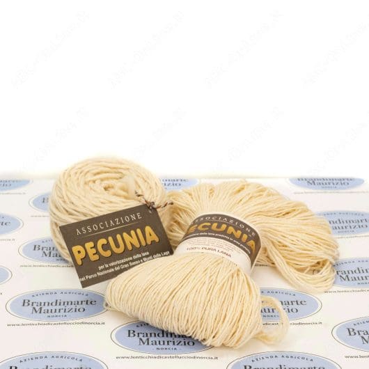 Gomitoli di lana grezza in formato matassa Pecunia - immagine 2